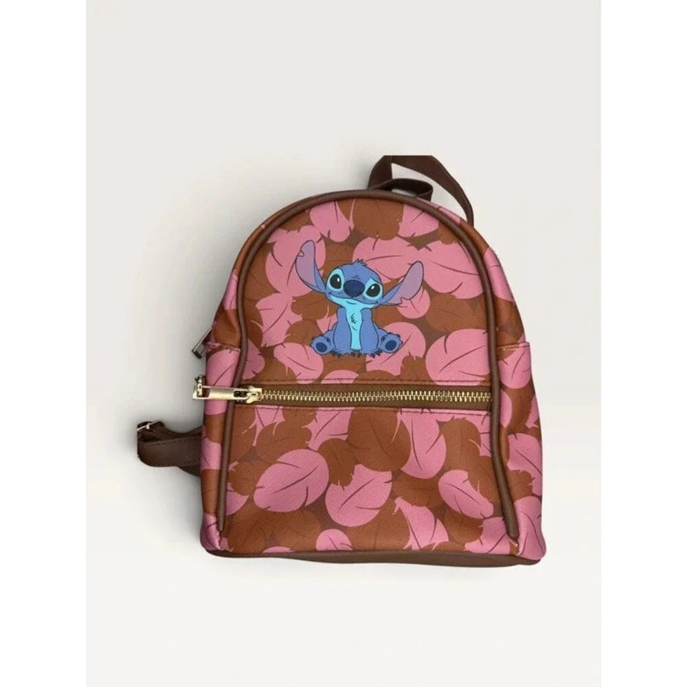 Disney Lilo & Stitch Tropical Leaf Mini Backpack by Bioworld